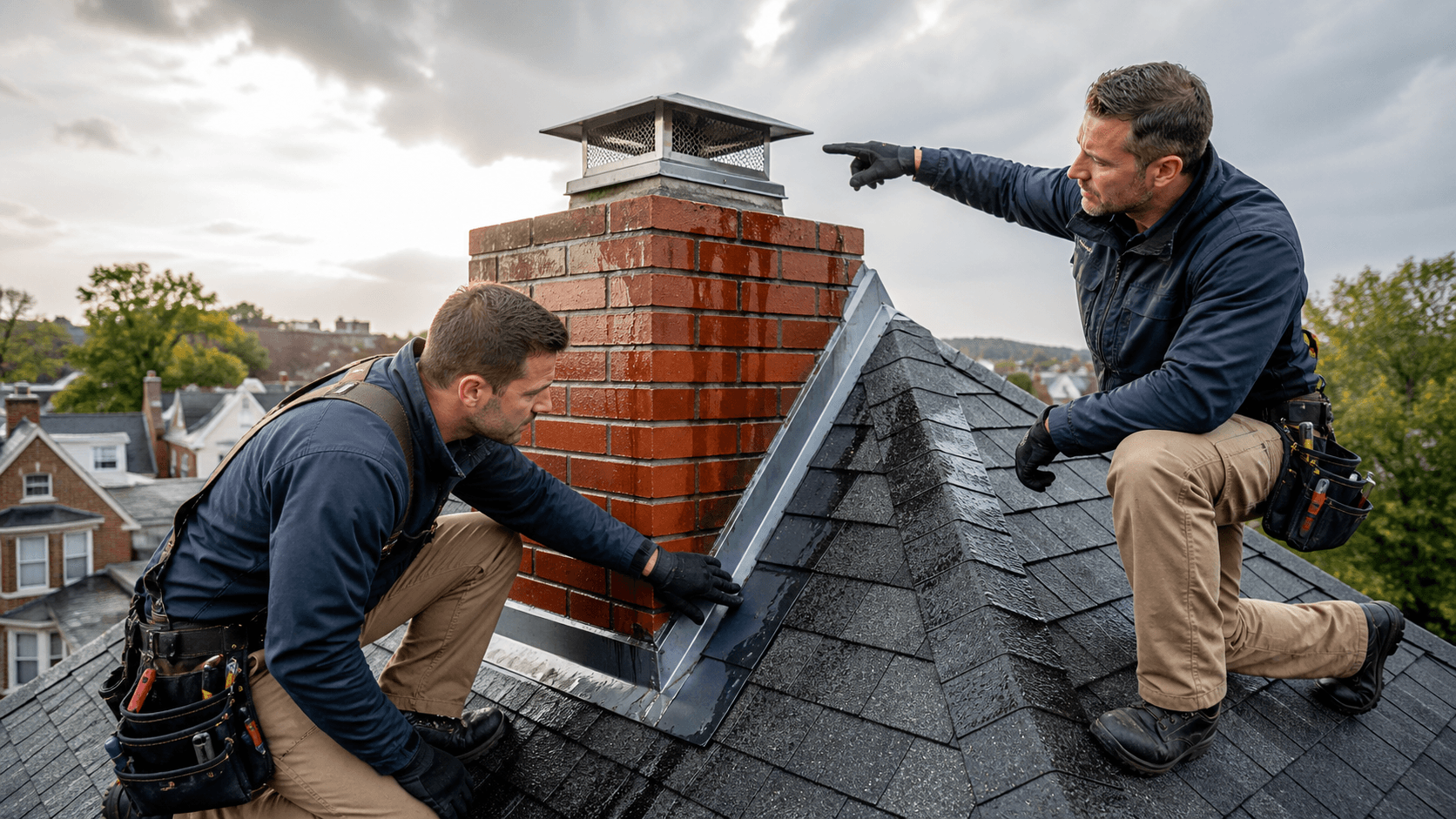 Cincinnati Chimney Leak Forensics: Rain vs. Flashing, Cricket, Cap